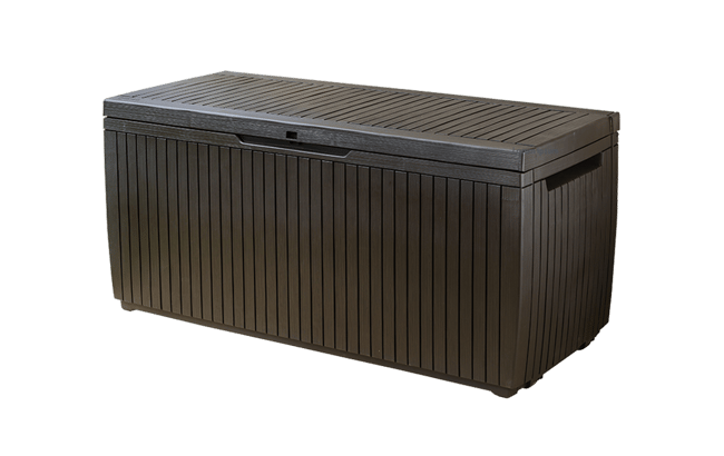 Springwood Brown 80 Gallon Storage Deck Box - Keter US